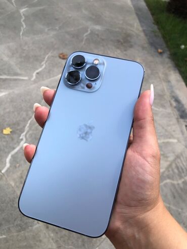 huawei p50 pro qiyməti: IPhone 13 Pro Max, 128 GB, Sierra Blue, Face ID