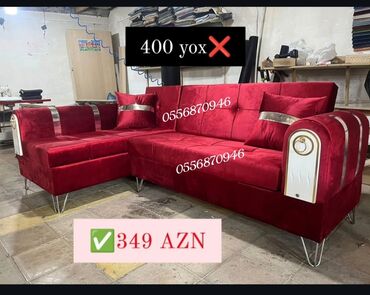 Sifarişlə divanlar: Künc divan, Qonaq otağı üçün, Parça, Bazalı, Açılan, Kitab — 6