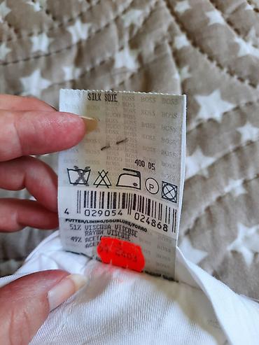 Odela: Hugo Boss musko belo odelo pamuk-svila Musko odelo Hugo Boss — 10