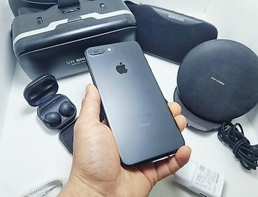 Apple iPhone: IPhone 7 Plus, Б/у, 128 ГБ, Черный, Наушники, Зарядное устройство, Защитное стекло, 89 % — 8