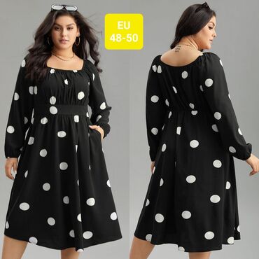 trake za kosu h: 4XL (EU 48), bоја - Crna, Oversize, Dugih rukava