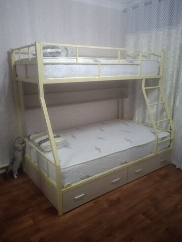 ������������ �� �������������� ������������������������ �������������� ������ ���������������� в Кыргызстан | Кровати: Мебел на заказ. Двухъярусная кровать. Размер внизу:Ширина 1200,900