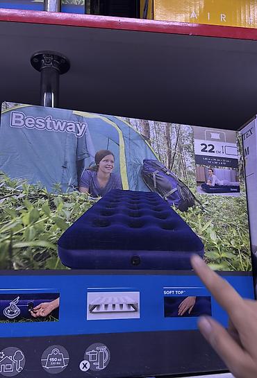 насос надувной: Надувной матрас от Intex и Bestway Bestway одноместный-1450 сом — 4