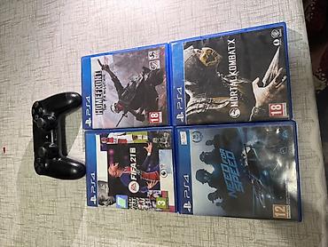 пл: Sony PlayStation 4 В хорошем состоянии, есть 4игры и один гимпад — 3