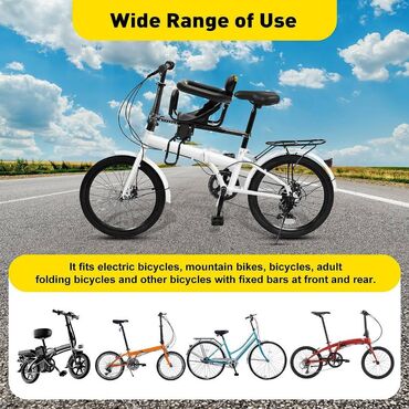 Dodaci za bicikl: Dečije sedište za bicikl – prednji nosač - Namenjeno za uzrast od 8 — 5