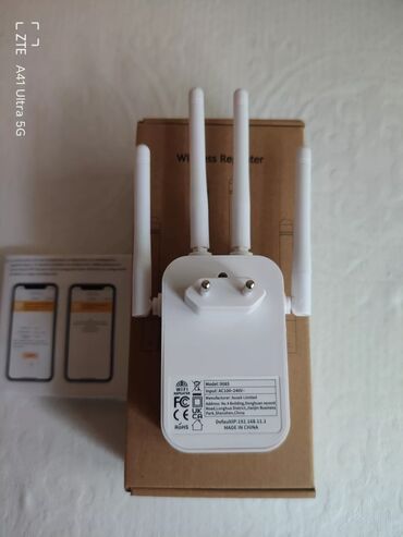 Modemlər və şəbəkə avadanlıqları: Wifi repeater .wifi mesafesini artirmaq uçundur.evde hara wifi