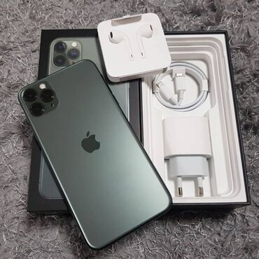 Apple iPhone: IPhone 11 Pro, 64 GB, Matte Midnight Green