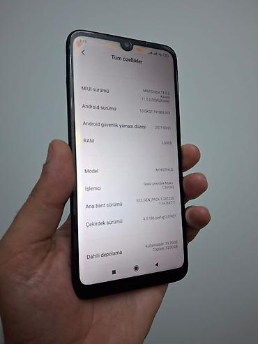 telefon huawei: Redmi 7 Pro, 32 GB, rəng - Göy, Barmaq izi — 2