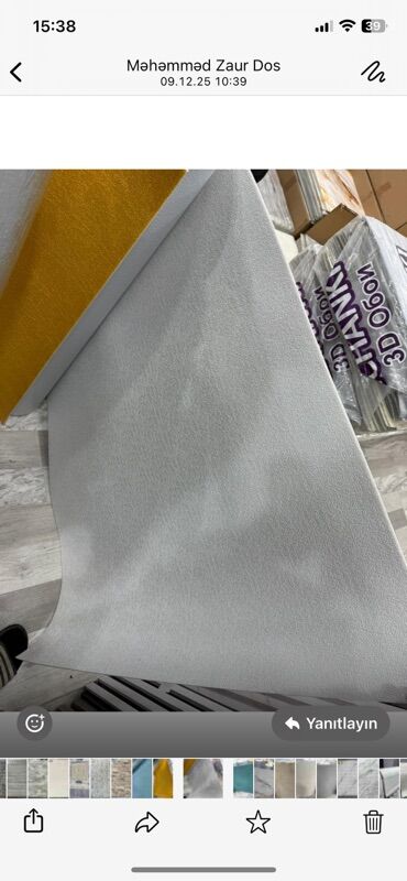 Vinil divar kağızı, oboy: Məhsul: Divar kağızı rulonları Arxası yapışkanlı,Ölçü 9*1 Təsvir: - -da lalafo.az — 6 Vinil divar kağızı, oboy: Məhsul: Divar kağızı rulonları Arxası yapışkanlı,Ölçü 9*1 Təsvir: - — 6