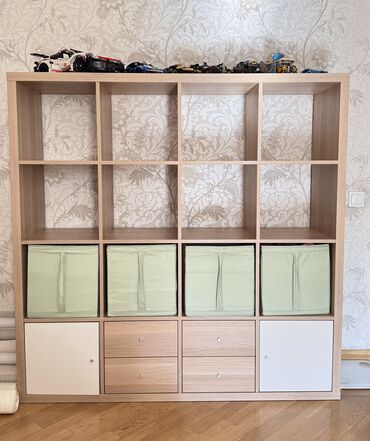парта с полками: Стеллаж IKEA для книг, игрушек . Высота - 146, Ширина - 146, Глубина