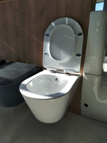 untaz: Asma tipli bidet – ağ keramika - Divara montaj olunan, asma