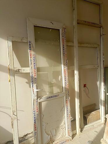plastik arakəsmə: PVC pəncərə və balkon qapısı dəstləri - Material: ağ rəngli PVC — 2