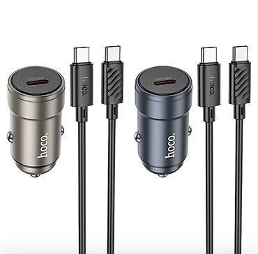 android auto: Автомобильное зарядное устройство Hoco + кабель USB‑C — USB‑C - — 2