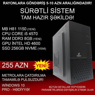 Masaüstü kompüterlər və iş stansiyaları: Masaüstü Kompüter "Legion H81 1150 Core i5 4570” ⭐Tək Sistem Bloku – -da lalafo.az — 15 Masaüstü kompüterlər və iş stansiyaları: Masaüstü Kompüter "Legion H81 1150 Core i5 4570” ⭐Tək Sistem Bloku – — 15