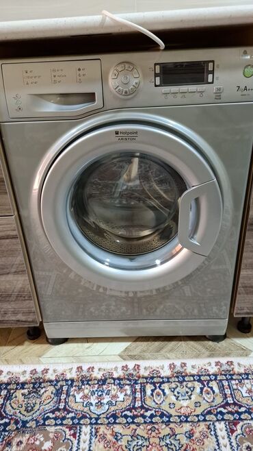 regular paltaryuyan qiymeti: Paltaryuyan maşın Hotpoint Ariston, 7 kq, Avtomat, Qurutmasız