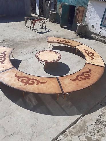 Аренда юрт: Аренда юрты, Каркас Деревянный, 85 баш, Стол — 17