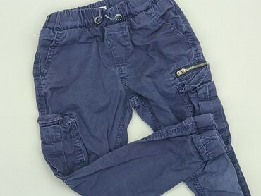 brązowe buty do czarnych spodni: Other children's pants, Boys, 5-6 years, 116, condition - Good