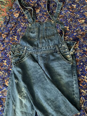 джинсовая сарафан платье: Прямые