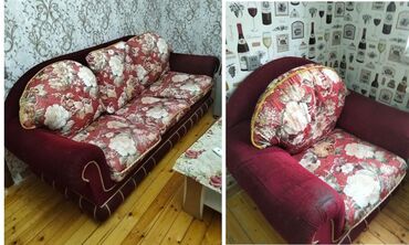 Гостиные гарнитуры: Divan 1 ed kreslo 100 AZN Açılır, baza var Ünvan Əhmədli ✨ Pərvin ✅