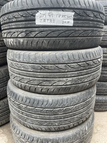 Шины: 215/45/17 комплект цена 9500 сом