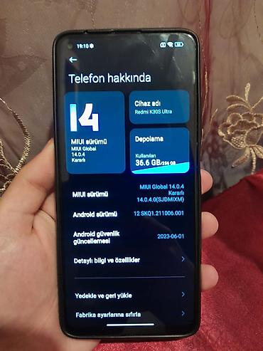 Mobil telefonlar: Redmi K30S, 256 GB, rəng - Qara, Qırıq — 2