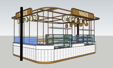 Мебель на заказ: Производство торговых островков, стеллажи, витрины, полки, мебель — 15