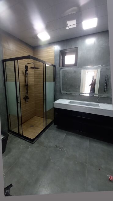 Duş kabinaları, arakəsmələr: Yeni Üstü açıq kabina, Düzbucaqlı, Pulsuz çatdırılma, Ödənişli çatdırılma — 7