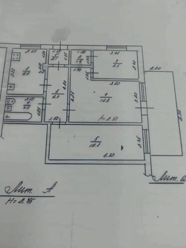 срочно продается квартира: 3 комнаты, 68 м², Индивидуалка, 1 этаж, Старый ремонт