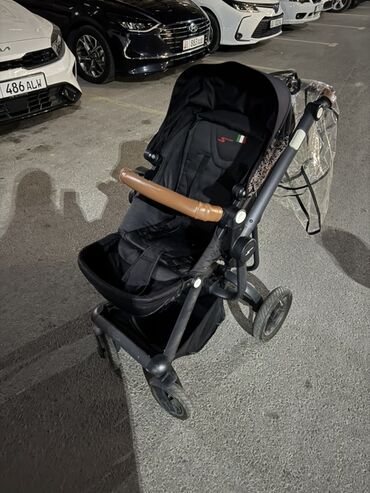 прогулочная коляска peg perego: Балдар арабасы, түсү - Кара, Колдонулган