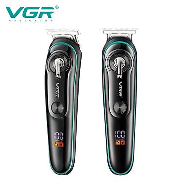 epil: Saqqal üçün trimmer VGR 075 Cord Cordles 500mAh Metal Blades — 5