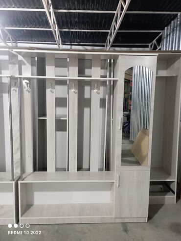 Гарнитуры для прихожей: Гарнитур для прихожей, Новый, Вешалка, ДСП, Бесплатная доставка, цвет - Бежевый — 6