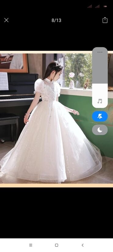 Платья: Детское платье, цвет - Белый — 14