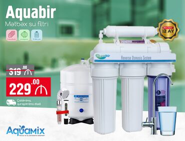 Qəhvə maşınları: 💧 Aquabir Mətbəx Su Filtri – Təmiz və Sağlam Su Hər Gün! 🔹 Model