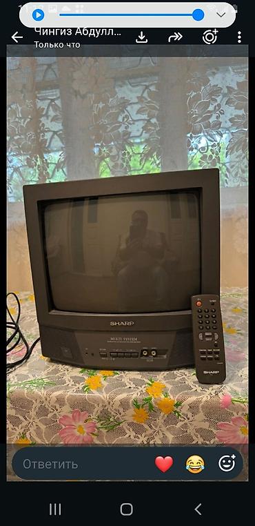 Televizorlar: Sharp CRT televizor + pult - Ekran: kompakt ölçülü CRT (kineskop) — 1