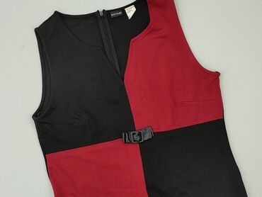 t shirty damskie czarne z nadrukiem: Dress, 2XL (EU 44), condition - Very good