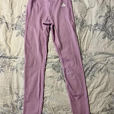 sportske torbe za devojcice: Dva‑delni ženski sportski set – Adidas, lila boja - Komplet se — 2