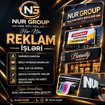 Reklam, çap: 1. 💡 Biznesinizi Önə Çıxarın! Qabariq Hərf və İşıqlı Reklamların — 1