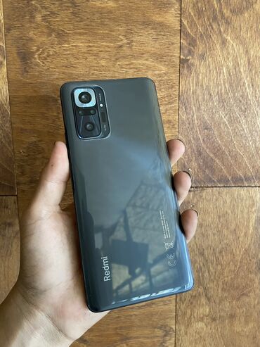 продам монитор бу: Redmi, Redmi Note 10 Pro, Б/у, 128 ГБ, цвет - Черный, 1 SIM, 2 SIM, eSIM