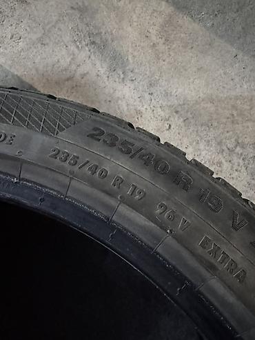 авто ру шины и диски б у: Шины 235 / 40 / R 19, Зима, Б/у, Continental — 4