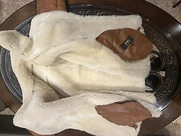 Айымдардын кийими: Дублёнка из натуральной овчины (shearling) в классическом стиле — 1