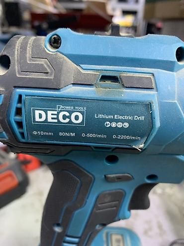 deco: Аккумуляторная дрель-шуруповерт DECO (Brushless) - Тип: литиевая — 1