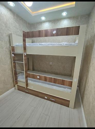 kravat 2 mertebe: Oğlan və qız üçün, Yeni, Çarpayı, Matras ilə, Siyirməli — 1