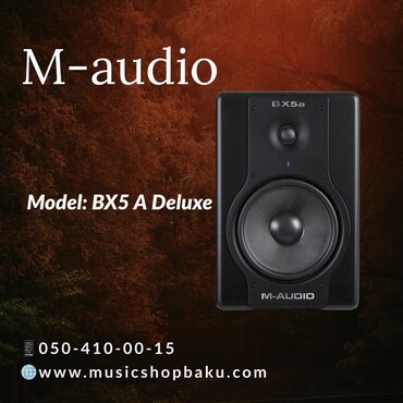 ipod baku: M-audio dinamik

Model: BX5 A Deluxe