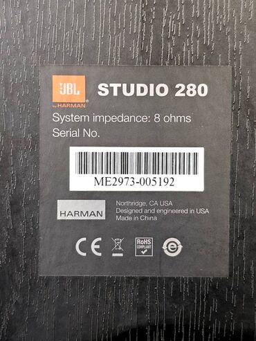 Zvučnici i stereo sistemi: JBL Studio 280 "kao NOVO Odlično očuvani, kao novi zvučnici — 8