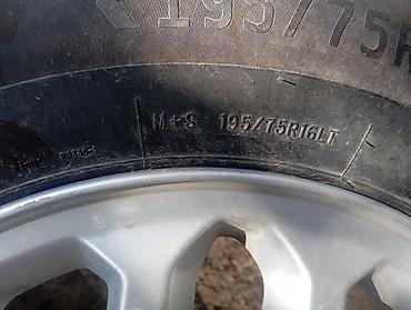 470 жх: Дөңгөлөктөр монтажда 195 / 75 / R 16, All-season, Жаңы, 1 даана, Жеңил коммерциялык транспорт (C/LT), Куйма — 4