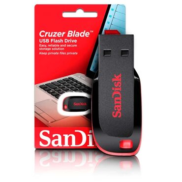 Kompüter və noutbuk aksesuarları: Sandisk Cruzer Blade 128GB