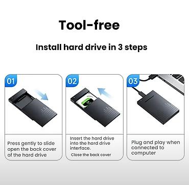 montech sky two: Внешний корпус для 2.5" HDD/SSD (USB‑C 3.1) В наличии: External Case — 2