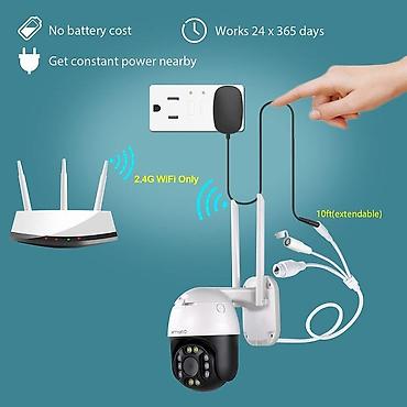 socket 1155: Поворотно‑наклонная Wi‑Fi IP‑камера видеонаблюдения (2.4 ГГц) - — 1