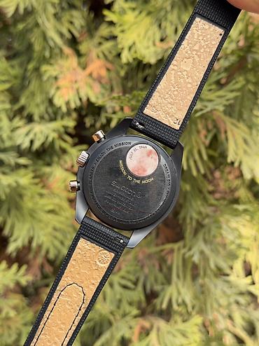 apple wath: Наручные часы OMEGA x Swatch Bioceramic MoonSwatch Mission to the Moon — 3
