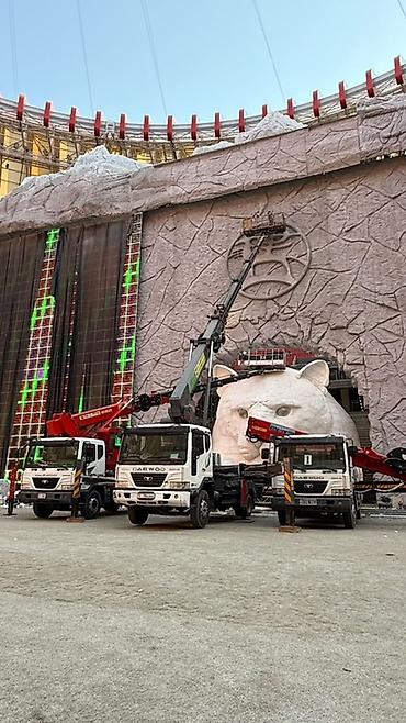 Аренда транспорта: Автовышка 45 метров, Бишкек. Услуга аренды автовышки для высотных — 2